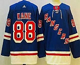 Men's New York Rangers #88 Patrick Kane Blue Authentic Jersey