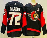 Men's Ottawa Senators #72 Thomas Chabot Black 2022 Reverse Retro Authentic Jersey,baseball caps,new era cap wholesale,wholesale hats