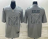 Men's Philadelphia Eagles #62 Jason Kelce Gray Atmosphere Fashion Stitched Jersey,baseball caps,new era cap wholesale,wholesale hats