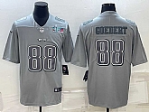 Men's Philadelphia Eagles #88 Dallas Goedert Gray Super Bowl LVII Patch Atmosphere Fashion Stitched Jersey,baseball caps,new era cap wholesale,wholesale hats