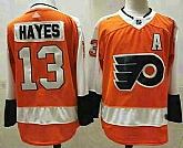 Men's Philadelphia Flyers #13 Kevin Hayes Orange White Stitched NHL Jersey,baseball caps,new era cap wholesale,wholesale hats