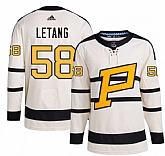 Men's Pittsburgh Penguins #58 Kris Letang Cream 2023 Winter Classic Stitched Jersey Dzhi,baseball caps,new era cap wholesale,wholesale hats