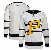 Men's Pittsburgh Penguins Blank Cream 2023 Winter Classic Stitched Jersey Dzhi,baseball caps,new era cap wholesale,wholesale hats