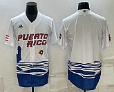 Men's Puerto Rico Baseball Blank White 2023 World Baseball Classic Stitched Jersey,baseball caps,new era cap wholesale,wholesale hats