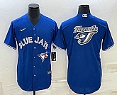 Men's Toronto Blue Jays Big Logo Blue Stitched MLB Cool Base Nike Jersey,baseball caps,new era cap wholesale,wholesale hats