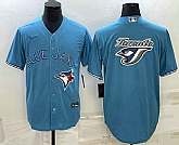 Men's Toronto Blue Jays Big Logo Light Blue Stitched MLB Cool Base Nike Jersey,baseball caps,new era cap wholesale,wholesale hats