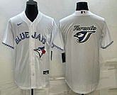 Men's Toronto Blue Jays Big Logo White Stitched MLB Cool Base Nike Jersey,baseball caps,new era cap wholesale,wholesale hats
