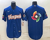 Men's Venezuela Baseball 2023 Royal World Big Logo With Patch Classic Stitched Jersey,baseball caps,new era cap wholesale,wholesale hats