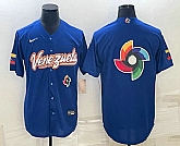Men's Venezuela Baseball 2023 Royal World Big Logo With Patch Classic Stitched Jerseys,baseball caps,new era cap wholesale,wholesale hats