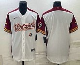 Men's Venezuela Baseball Blank 2023 White World Classic Stitched Jersey,baseball caps,new era cap wholesale,wholesale hats