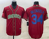 Mens Mexico Baseball #34 Fernando Valenzuela 2023 Red Blue World Baseball Classic Stitched Jersey,baseball caps,new era cap wholesale,wholesale hats