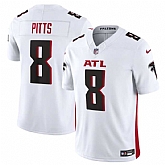 Men & Women & Youth Atlanta Falcons #8 Kyle Pitts White 2023 F.U.S.E. Vapor Untouchable Limited Stitched Football Jersey,baseball caps,new era cap wholesale,wholesale hats