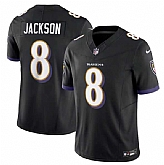 Men & Women & Youth Baltimore Ravens #8 Lamar Jackson Black 2023 F.U.S.E Vapor Jersey,baseball caps,new era cap wholesale,wholesale hats