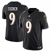 Men & Women & Youth Baltimore Ravens #9 Justin Tucker Black 2023 F.U.S.E Vapor Jersey,baseball caps,new era cap wholesale,wholesale hats
