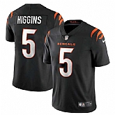 Men & Women & Youth Cincinnati Bengals #5 Tee Higgins Black Vapor Untouchable Limited Stitched Jersey,baseball caps,new era cap wholesale,wholesale hats