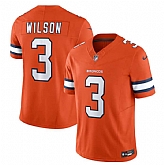 Men & Women & Youth Denver Broncos #3 Russell Wilson Orange 2023 F.U.S.E. Vapor Untouchable Stitched Jersey,baseball caps,new era cap wholesale,wholesale hats