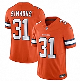 Men & Women & Youth Denver Broncos #31 Justin Simmons Orange 2023 F.U.S.E. Vapor Untouchable Stitched Jersey,baseball caps,new era cap wholesale,wholesale hats