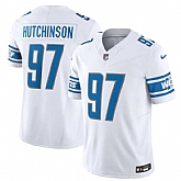 Men & Women & Youth Detroit Lions #97 Aidan Hutchinson White 2023 F.U.S.E. Vapor Untouchable Limited Stitched Jersey,baseball caps,new era cap wholesale,wholesale hats