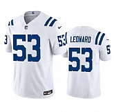 Men & Women & Youth Indianapolis Colts #53 Shaquille Leonard White 2023 F.U.S.E Vapor Untouchable Stitched Football Jersey,baseball caps,new era cap wholesale,wholesale hats