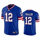 Men & Women & Youth New York Giants #12 Darren Waller Blue Classic Stitched Jersey,baseball caps,new era cap wholesale,wholesale hats