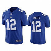 Men & Women & Youth New York Giants #12 Darren Waller Blue Vapor Untouchable Limited Stitched Jersey,baseball caps,new era cap wholesale,wholesale hats