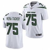 Men & Women & Youth New York Jets #75 Alijah Vera-Tucker White Vapor Untouchable Limited Stitched Jersey,baseball caps,new era cap wholesale,wholesale hats