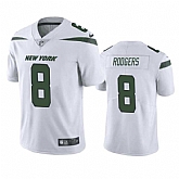 Men & Women & Youth New York Jets #8 Aaron Rodgers White Vapor Untouchable Limited Stitched Jersey,baseball caps,new era cap wholesale,wholesale hats