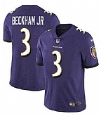 Men & Women & Youth Nike Baltimore Ravens #3 Odell Beckham Jr Purple Vapor Untouchable Limited Jersey,baseball caps,new era cap wholesale,wholesale hats