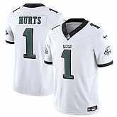 Men & Women & Youth Philadelphia Eagles #1 Jalen Hurts White 2023 F.U.S.E. Vapor Untouchable Limited Stitched Football Jersey,baseball caps,new era cap wholesale,wholesale hats