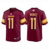 Men & Women & Youth Washington Commanders 11 Carson Wentz 2022 Burgundy Game Stitched Jersey,baseball caps,new era cap wholesale,wholesale hats