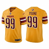 Men & Women & Youth Washington Commanders 99 Chase Young Gold Vapor Untouchable Stitched Football Jersey,baseball caps,new era cap wholesale,wholesale hats