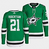 Men's Dallas Stars #21 Jason Robertson Green Stitched Jersey Dzhi,baseball caps,new era cap wholesale,wholesale hats