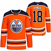 Men's Edmonton Oilers #18 Zach Hyman Orange Stitched Jersey Dzhi,baseball caps,new era cap wholesale,wholesale hats