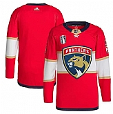 Men's Florida Panthers Blank Red 2023 Stanley Cup Final Stitched Jersey Dzhi