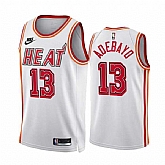 Men's Miami Heat #13 Bam Adebayo White Classic Edition Stitched Basketball Jersey Dzhi,baseball caps,new era cap wholesale,wholesale hats