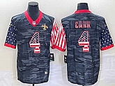 Men's New Orleans Saints #4 Derek Carr USA Camo 2020 Salute To Service Stitched NFL Nike Limited Jersey,baseball caps,new era cap wholesale,wholesale hats