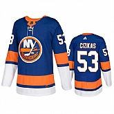 Men's New York Islanders #53 Casey Cizikas Royal Stitched Jersey Dzhi