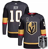 Men's Vegas Golden Knights #10 Nicolas Roy Gray 2023 Stanley Cup Final Stitched Jersey Dzhi,baseball caps,new era cap wholesale,wholesale hats