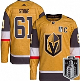 Men's Vegas Golden Knights #61 Mark Stone Gold 2023 Stanley Cup Final Stitched Jersey Dzhi,baseball caps,new era cap wholesale,wholesale hats