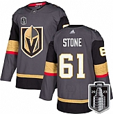 Men's Vegas Golden Knights #61 Mark Stone Gray 2023 Stanley Cup Final Stitched Jersey Dzhi,baseball caps,new era cap wholesale,wholesale hats