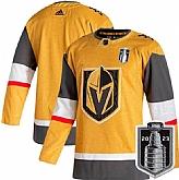 Men's Vegas Golden Knights Blank Gold 2023 Stanley Cup Final Stitched Jersey Dzhi,baseball caps,new era cap wholesale,wholesale hats