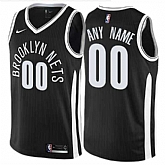 Men & Youth Customized Brooklyn Nets Black Nike City Edition Jersey,baseball caps,new era cap wholesale,wholesale hats