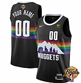 Men & Youth Customized Denver Nuggets Active Player Black 2023 Finals City Edition Stitched Jersey,baseball caps,new era cap wholesale,wholesale hats