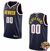 Men & Youth Customized Denver Nuggets Active Player Navy 2023 Finals Icon Edition Stitched Jersey,baseball caps,new era cap wholesale,wholesale hats