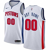 Men & Youth Customized Detroit Pistons Swingman White Home Nike Association Edition Jersey,baseball caps,new era cap wholesale,wholesale hats