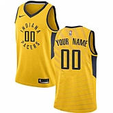 Men & Youth Customized Indiana Pacers Gold Nike Statement Edition Jersey,baseball caps,new era cap wholesale,wholesale hats