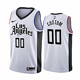 Men & Youth Customized Los Angeles Clippers 2019-20 White Los Angeles City Edition Nike Jersey,baseball caps,new era cap wholesale,wholesale hats