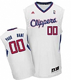 Men & Youth Customized Los Angeles Clippers White Jersey