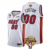 Men & Youth Customized Miami Heat Active Player White 2023 Finals Association Edition With NO.6 Patch Stitched Jersey,baseball caps,new era cap wholesale,wholesale hats
