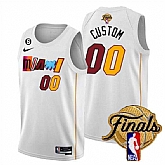 Men & Youth Customized Miami Heat Active Player White 2023 Finals City Edition With NO.6 Patch Stitched Jersey,baseball caps,new era cap wholesale,wholesale hats
